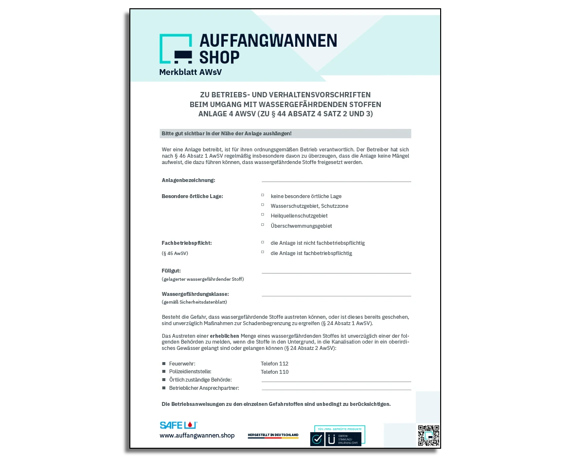 AwSV-Merkblatt.